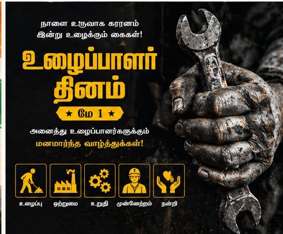 ulaipalar dhinam wishes in tamil