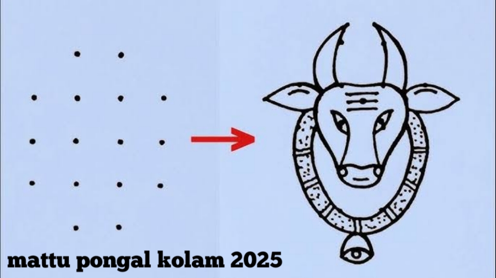 pulli pongal kolam​