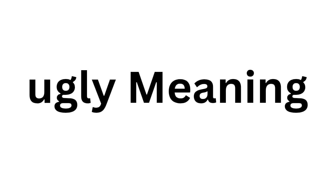i am ugly meaning in tamil