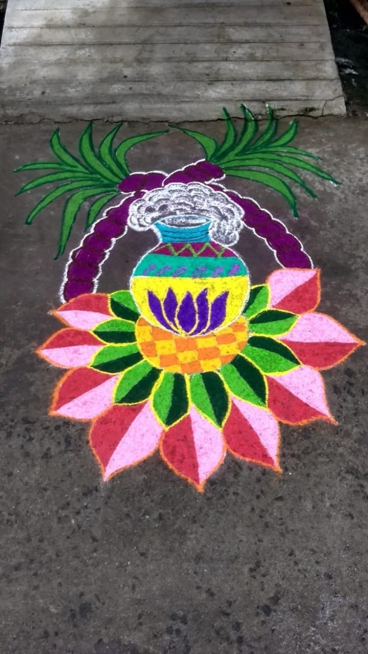 new pongal kolam